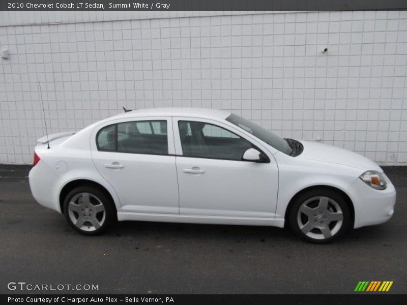 Summit White / Gray 2010 Chevrolet Cobalt LT Sedan
