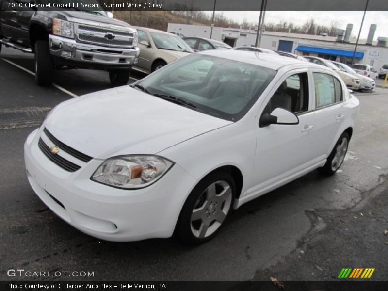 Summit White / Gray 2010 Chevrolet Cobalt LT Sedan