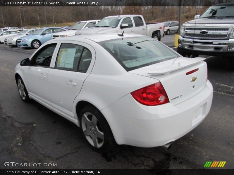 Summit White / Gray 2010 Chevrolet Cobalt LT Sedan