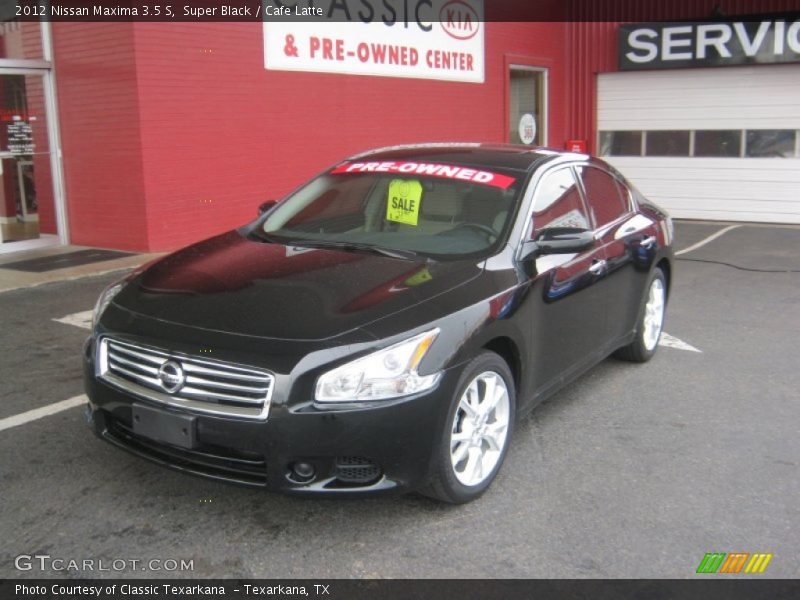 Super Black / Cafe Latte 2012 Nissan Maxima 3.5 S