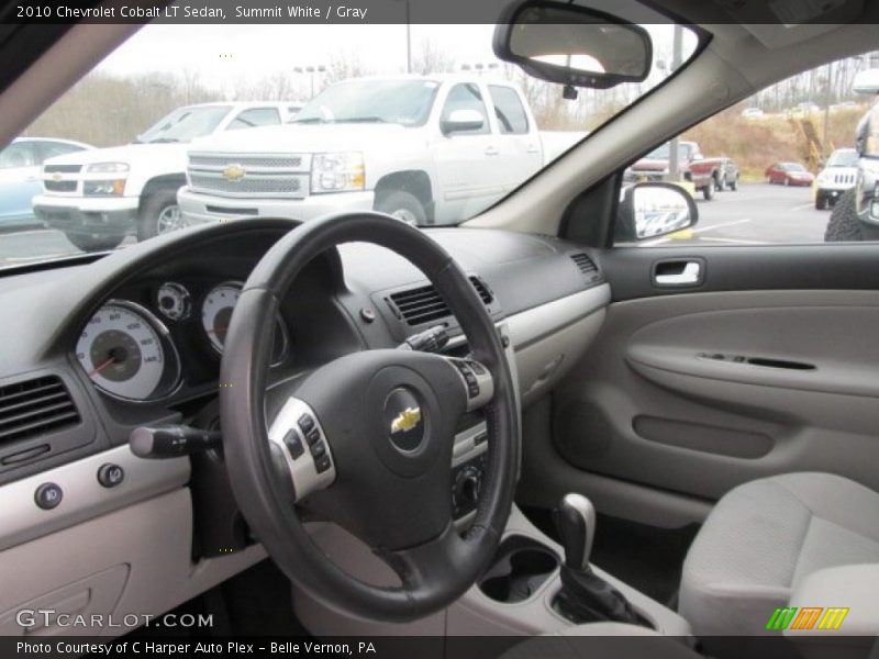 Summit White / Gray 2010 Chevrolet Cobalt LT Sedan