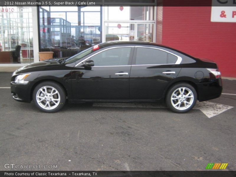 Super Black / Cafe Latte 2012 Nissan Maxima 3.5 S