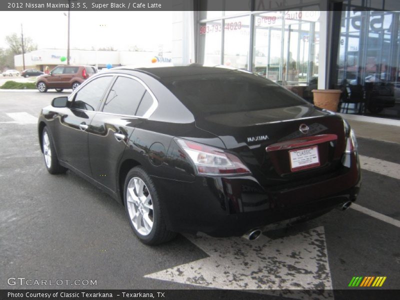 Super Black / Cafe Latte 2012 Nissan Maxima 3.5 S