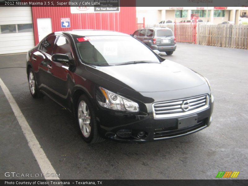 Super Black / Cafe Latte 2012 Nissan Maxima 3.5 S