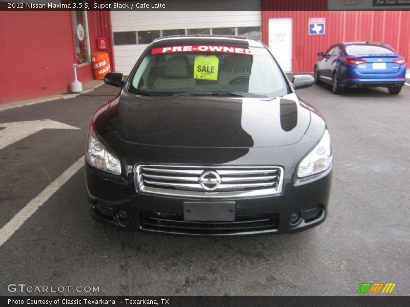 Super Black / Cafe Latte 2012 Nissan Maxima 3.5 S