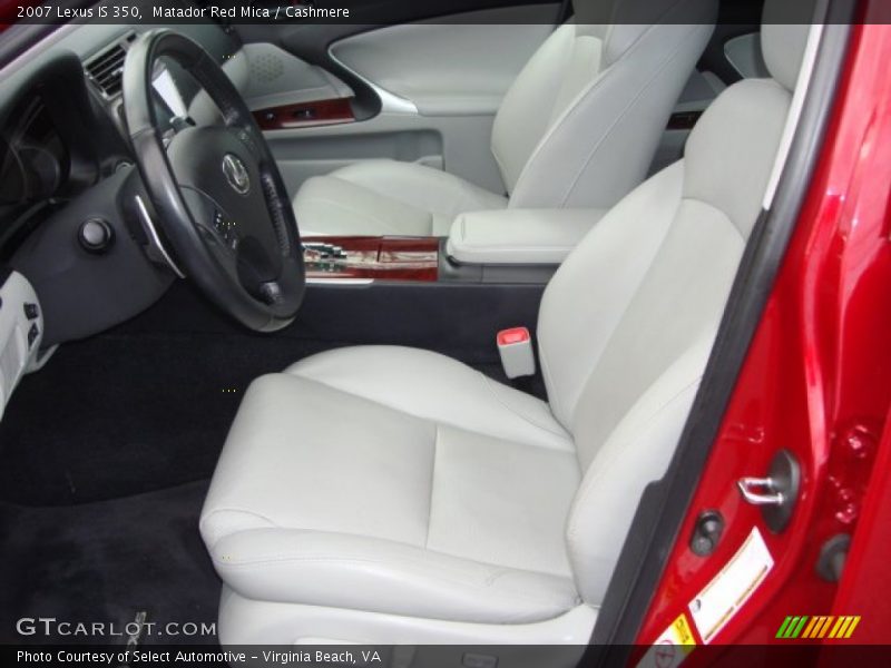 Matador Red Mica / Cashmere 2007 Lexus IS 350