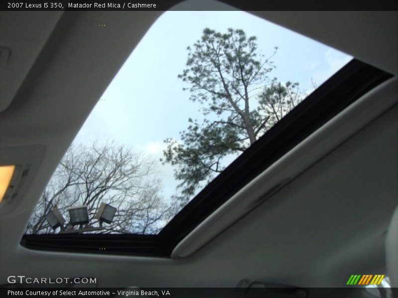 Matador Red Mica / Cashmere 2007 Lexus IS 350