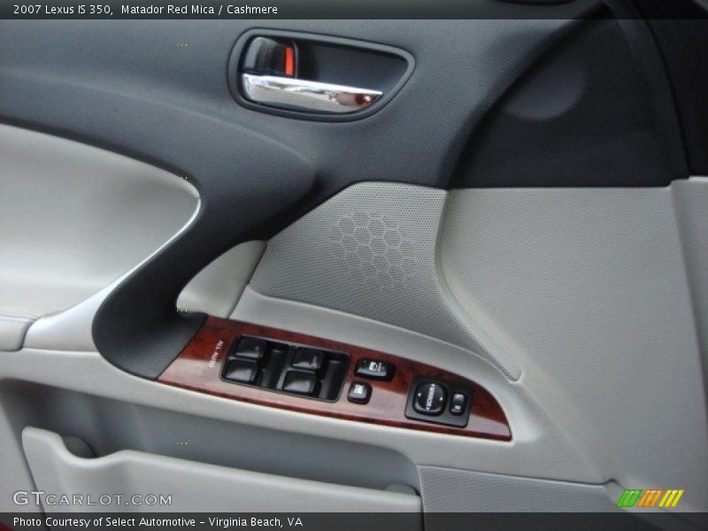 Matador Red Mica / Cashmere 2007 Lexus IS 350