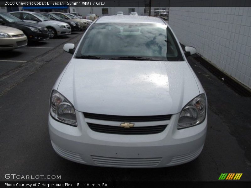 Summit White / Gray 2010 Chevrolet Cobalt LT Sedan