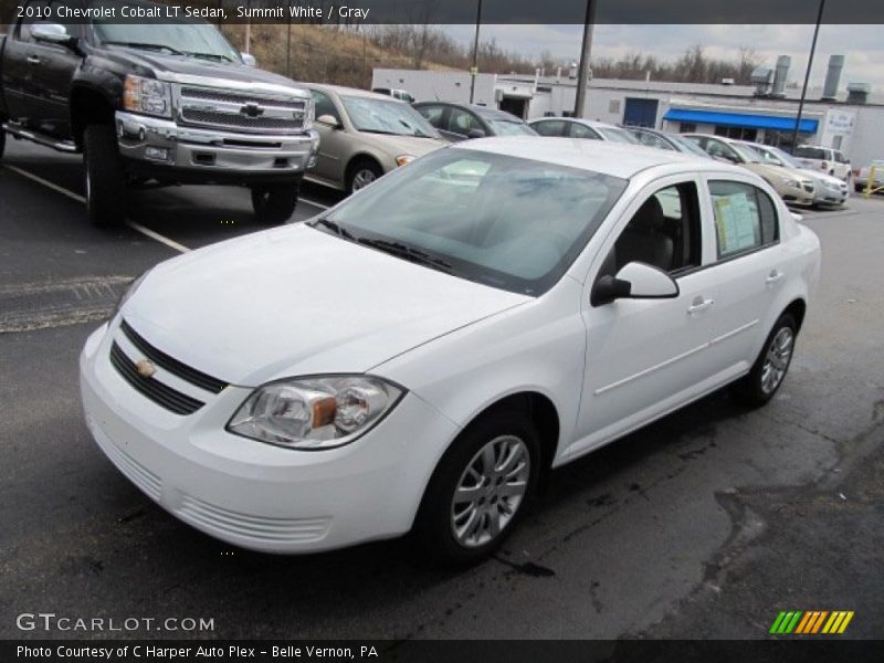 Summit White / Gray 2010 Chevrolet Cobalt LT Sedan