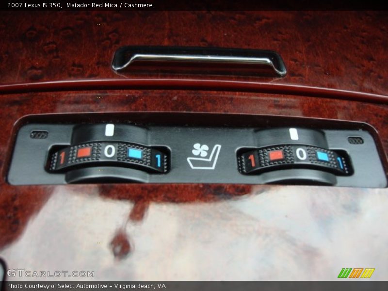 Matador Red Mica / Cashmere 2007 Lexus IS 350