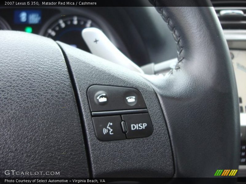 Matador Red Mica / Cashmere 2007 Lexus IS 350