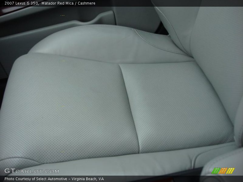 Matador Red Mica / Cashmere 2007 Lexus IS 350