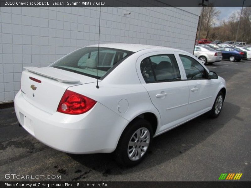 Summit White / Gray 2010 Chevrolet Cobalt LT Sedan
