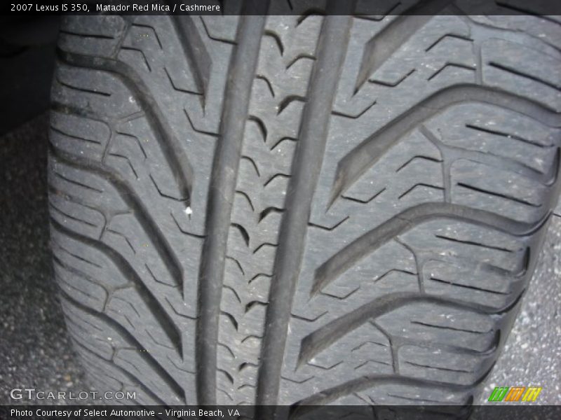 Matador Red Mica / Cashmere 2007 Lexus IS 350