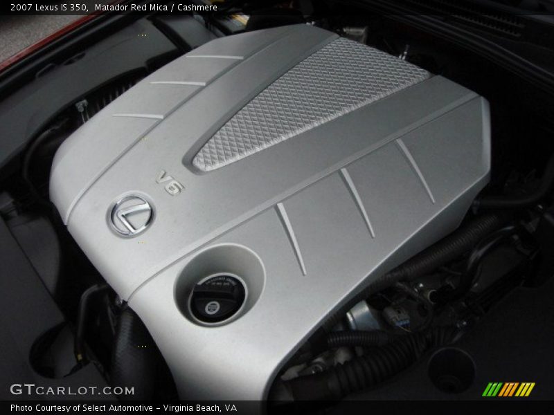 Matador Red Mica / Cashmere 2007 Lexus IS 350