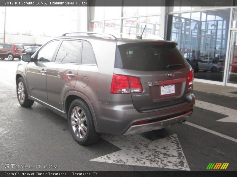 Titanium Silver / Black 2012 Kia Sorento EX V6