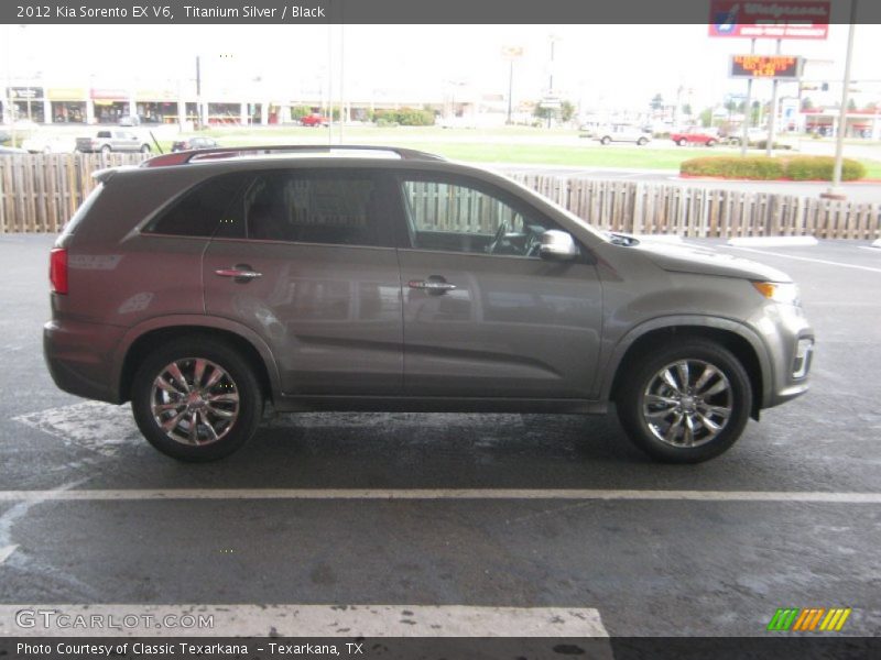 Titanium Silver / Black 2012 Kia Sorento EX V6
