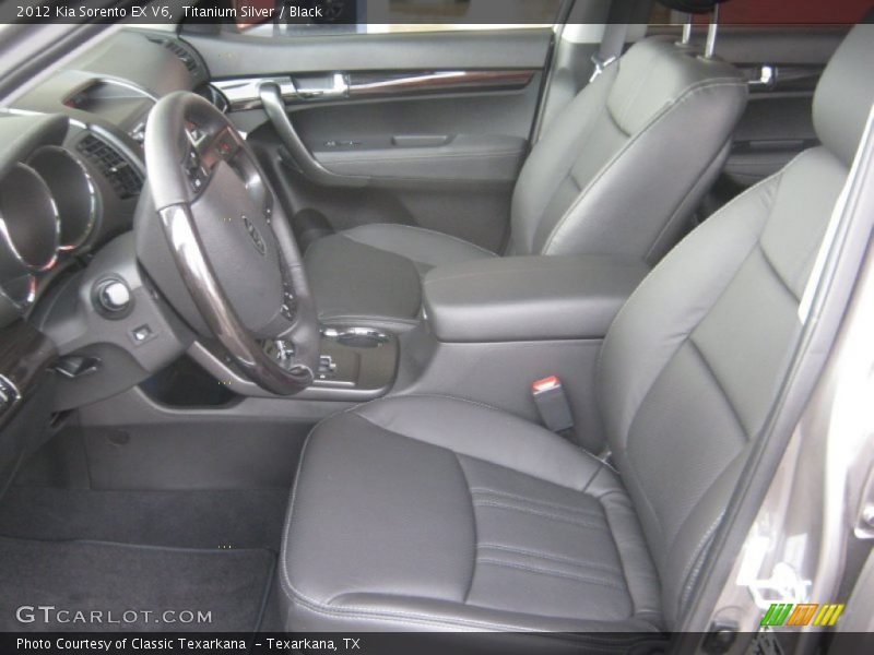 Titanium Silver / Black 2012 Kia Sorento EX V6