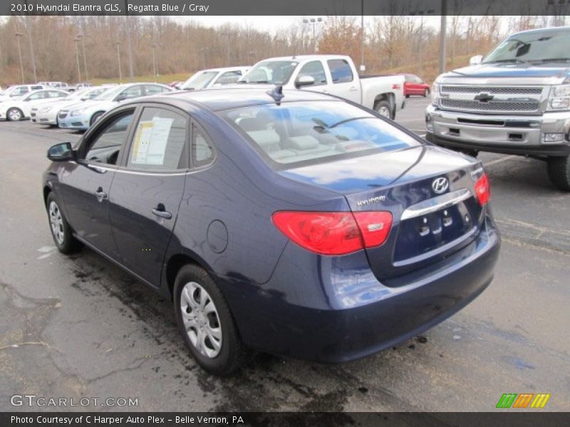 Regatta Blue / Gray 2010 Hyundai Elantra GLS