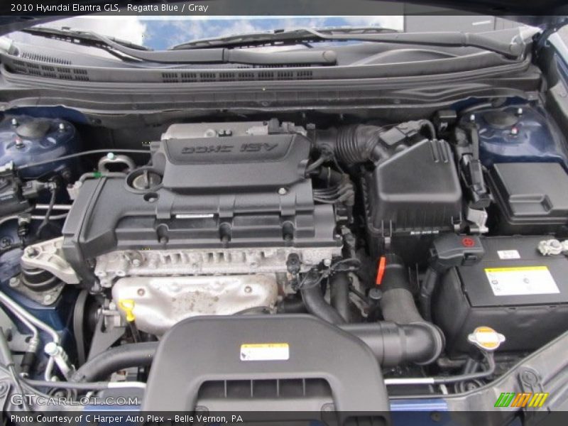 Regatta Blue / Gray 2010 Hyundai Elantra GLS