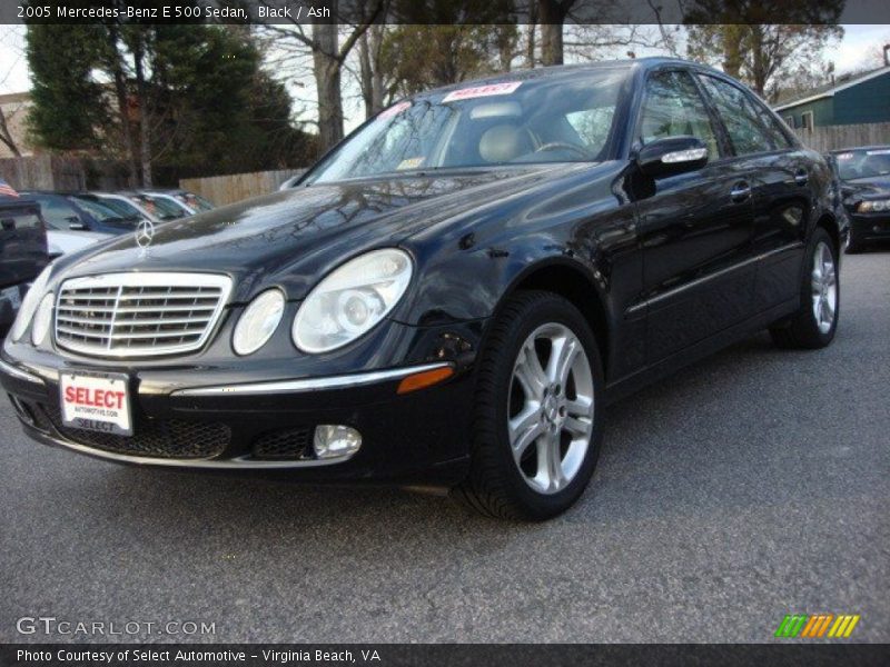 Black / Ash 2005 Mercedes-Benz E 500 Sedan