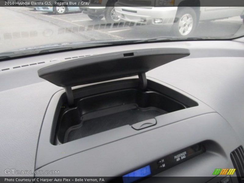 Regatta Blue / Gray 2010 Hyundai Elantra GLS