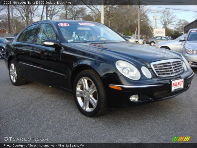 Black / Ash 2005 Mercedes-Benz E 500 Sedan