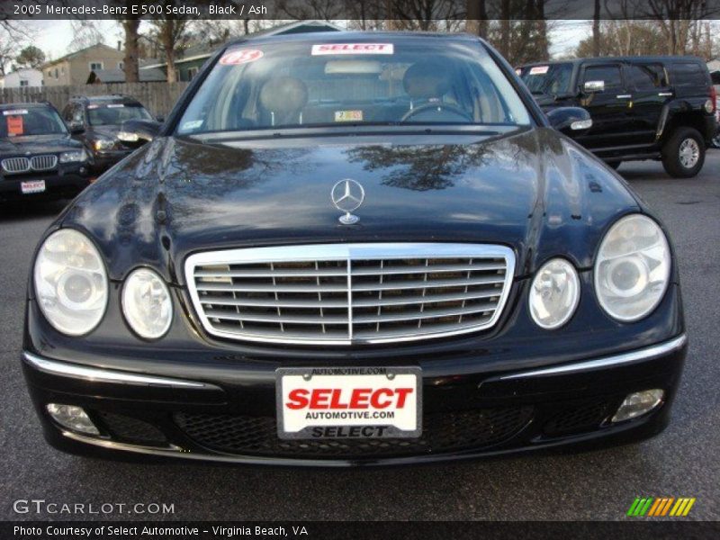 Black / Ash 2005 Mercedes-Benz E 500 Sedan