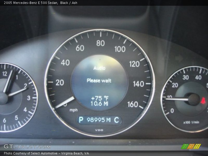Black / Ash 2005 Mercedes-Benz E 500 Sedan