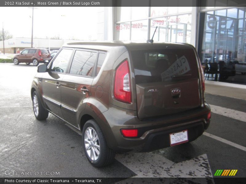 Moss Green / Black Soul Logo Cloth 2012 Kia Soul +