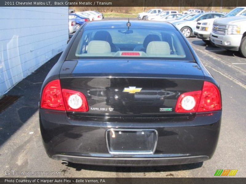 Black Granite Metallic / Titanium 2011 Chevrolet Malibu LT