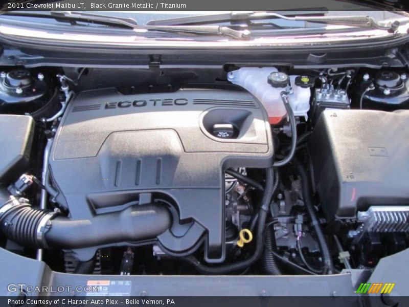Black Granite Metallic / Titanium 2011 Chevrolet Malibu LT
