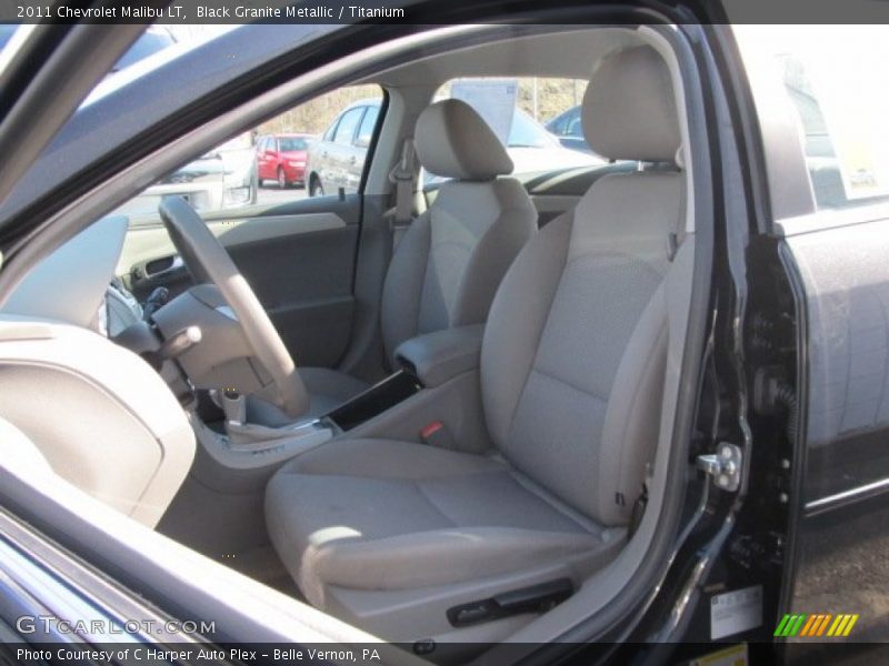 Black Granite Metallic / Titanium 2011 Chevrolet Malibu LT