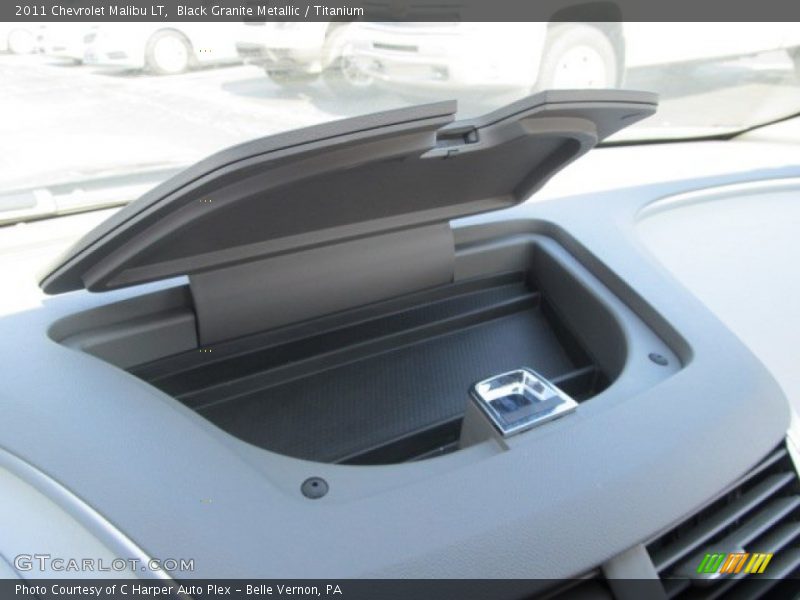 Black Granite Metallic / Titanium 2011 Chevrolet Malibu LT