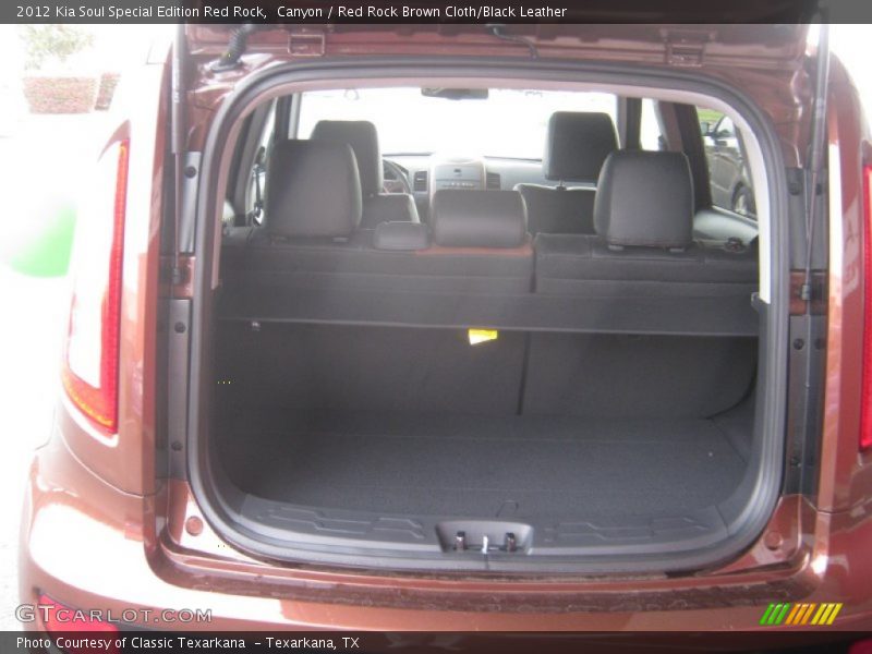  2012 Soul Special Edition Red Rock Trunk