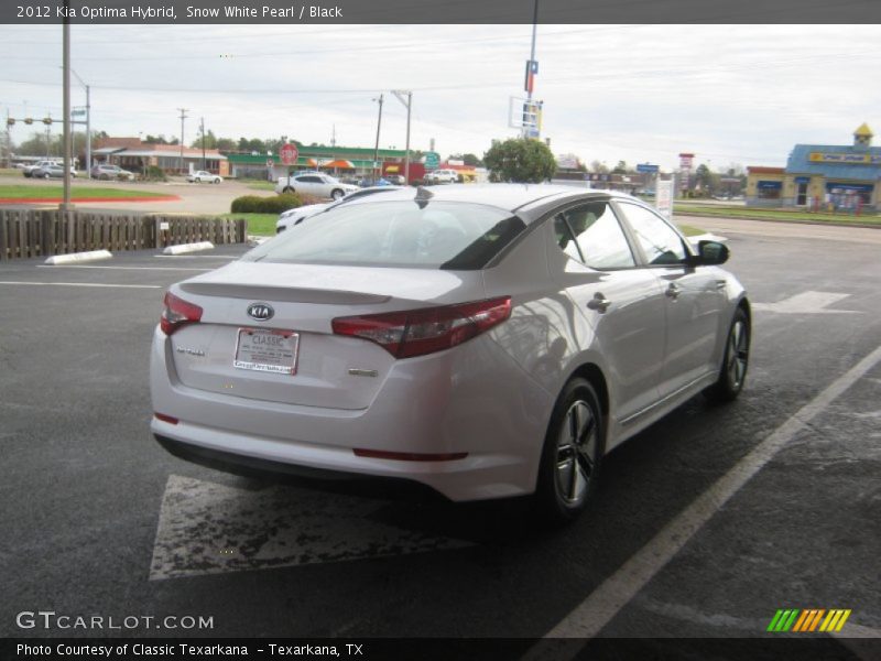 Snow White Pearl / Black 2012 Kia Optima Hybrid
