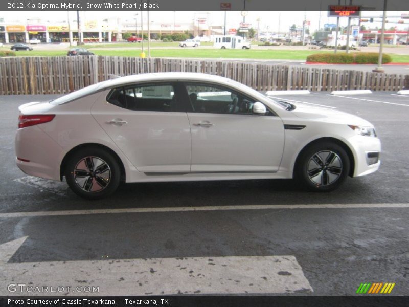 Snow White Pearl / Black 2012 Kia Optima Hybrid