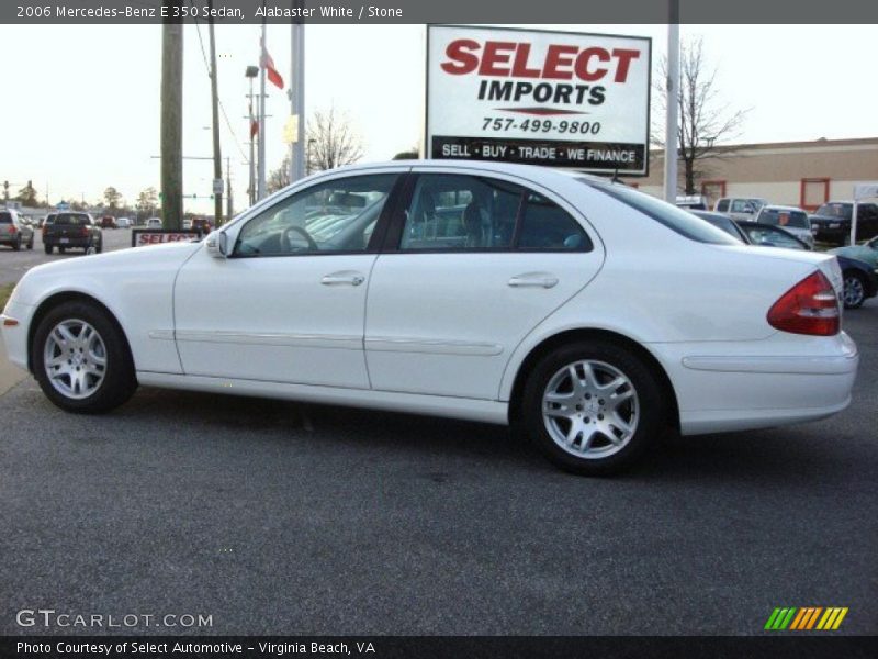 Alabaster White / Stone 2006 Mercedes-Benz E 350 Sedan