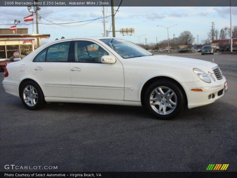 Alabaster White / Stone 2006 Mercedes-Benz E 350 Sedan