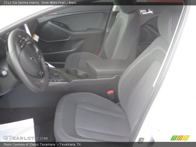 Snow White Pearl / Black 2012 Kia Optima Hybrid