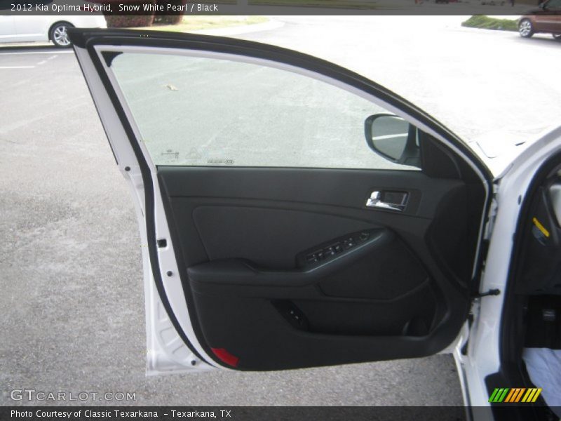 Snow White Pearl / Black 2012 Kia Optima Hybrid