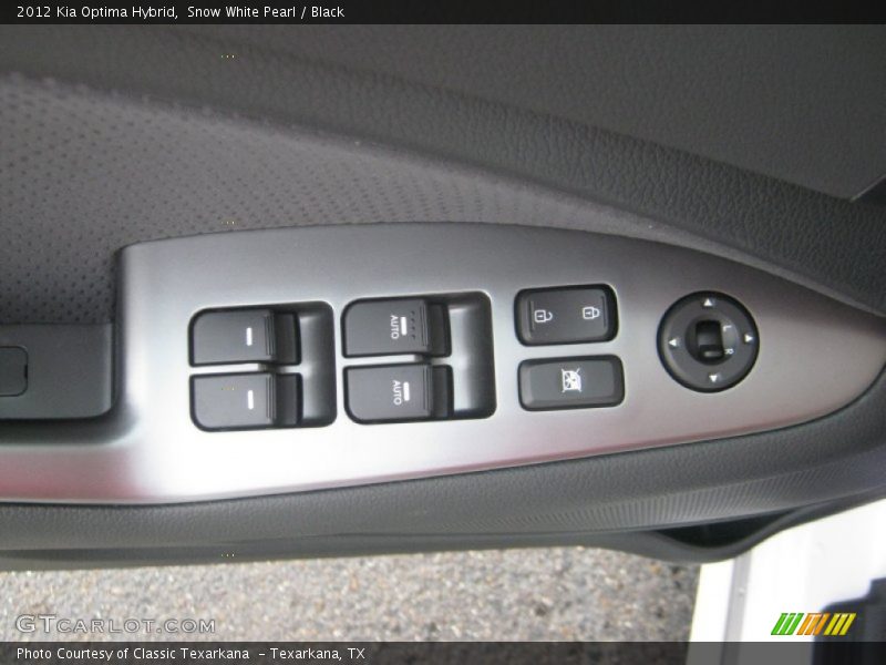 Snow White Pearl / Black 2012 Kia Optima Hybrid