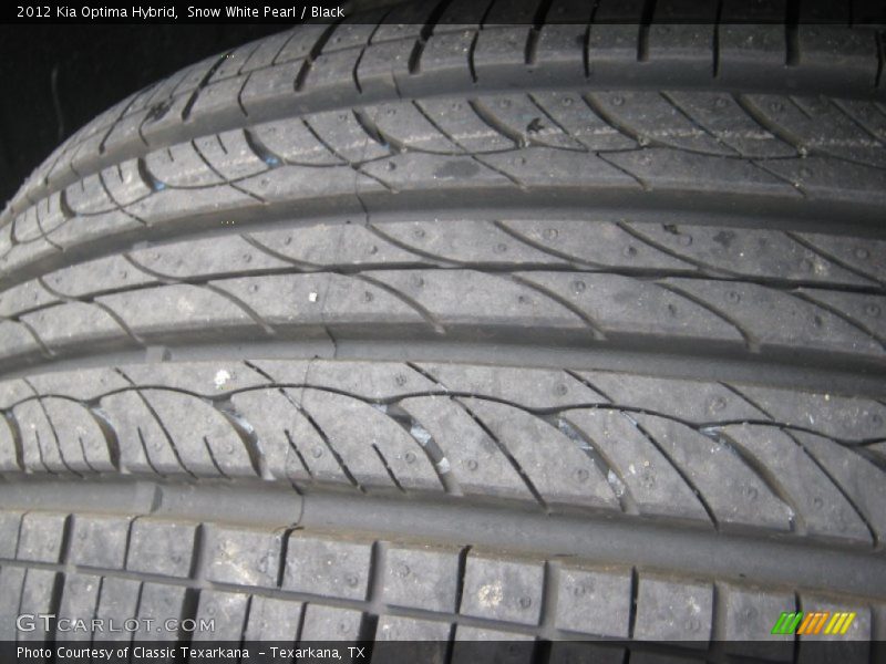 Snow White Pearl / Black 2012 Kia Optima Hybrid
