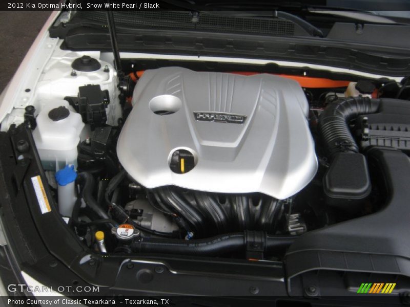  2012 Optima Hybrid Engine - 2.4 Liter DOHC 16-Valve VVT 4 Cylinder Gasoline/Electric Hybrid