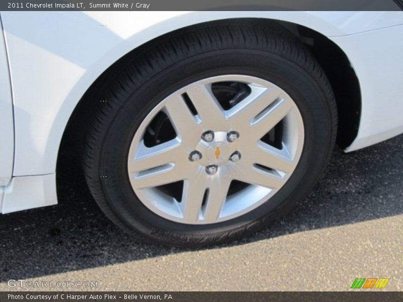 Summit White / Gray 2011 Chevrolet Impala LT