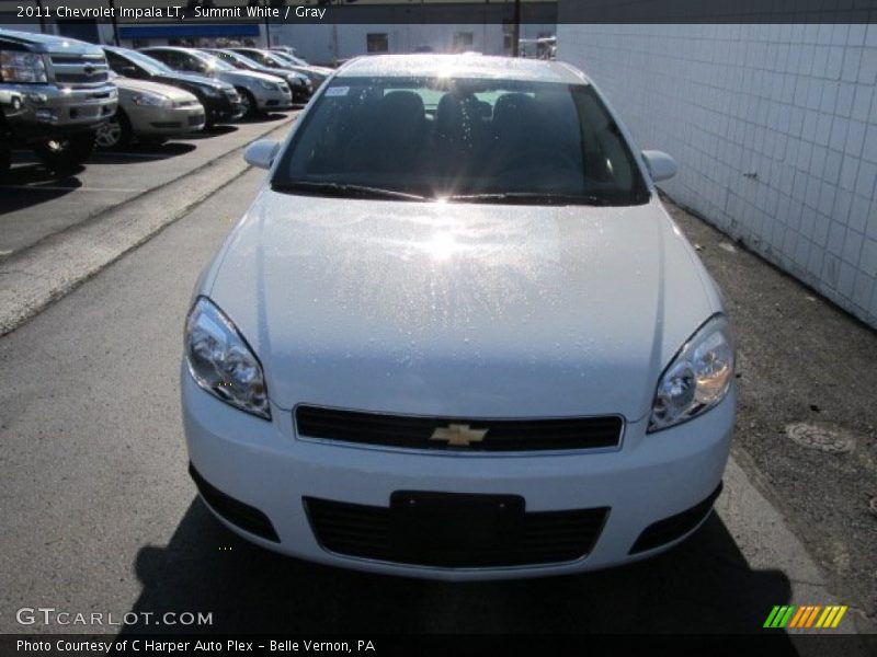 Summit White / Gray 2011 Chevrolet Impala LT