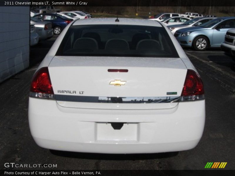 Summit White / Gray 2011 Chevrolet Impala LT