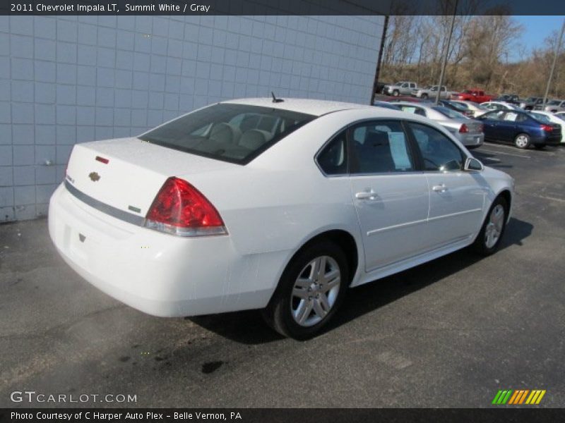 Summit White / Gray 2011 Chevrolet Impala LT