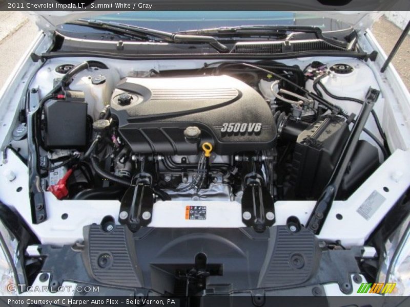 Summit White / Gray 2011 Chevrolet Impala LT